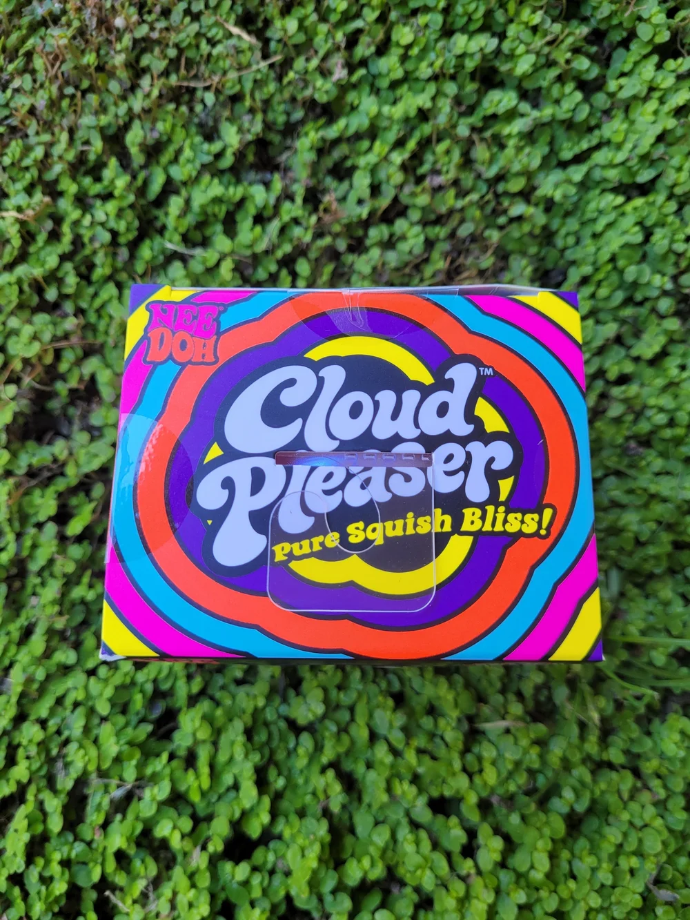 Nee Doh Cloud Pleaser Squish Toy - Purple and Pink